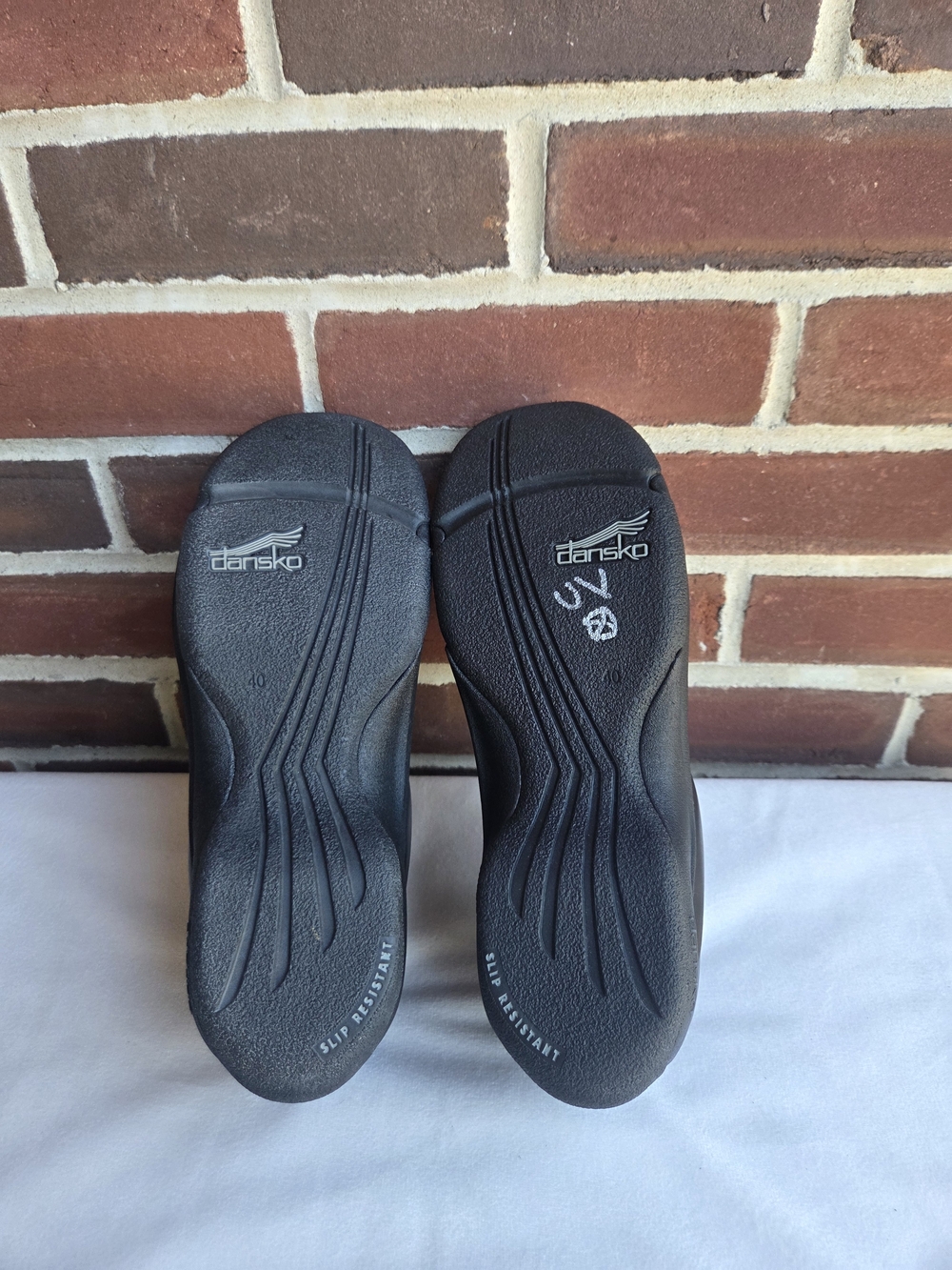 Dansko Women’s Black Leather Slip Resistant Work Shoes EU 40 US 9.5-10 - Picture 6 of 12